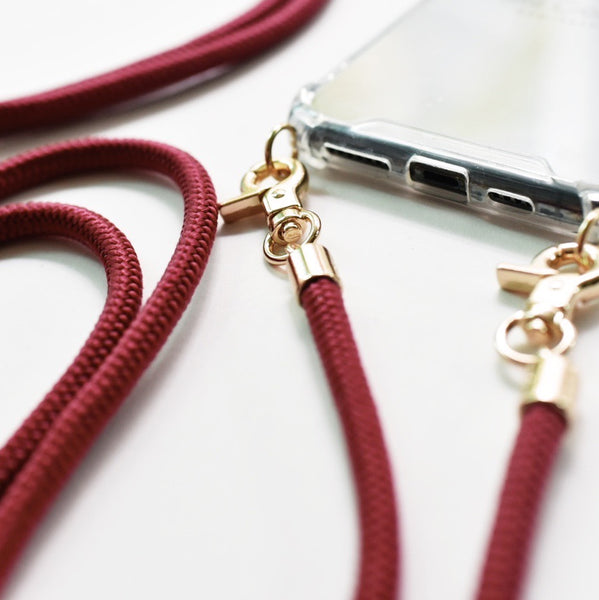 Cordlove Clip Set (Acrylic): Chianti Red