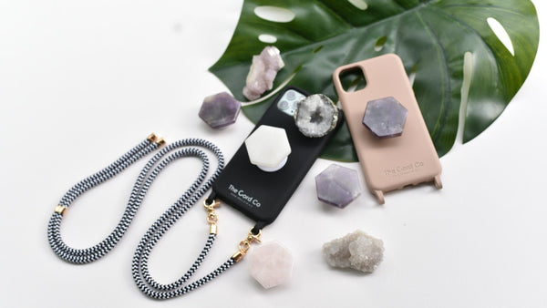 Getta' Grip - Amethyst Crystal Phone Grip