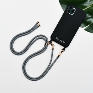 Cordlove Clip Set (Silicon Black): Solar Grey